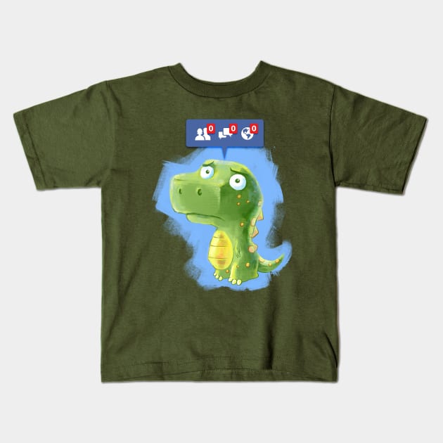 Extinct Friends Kids T-Shirt by AlbertoArni